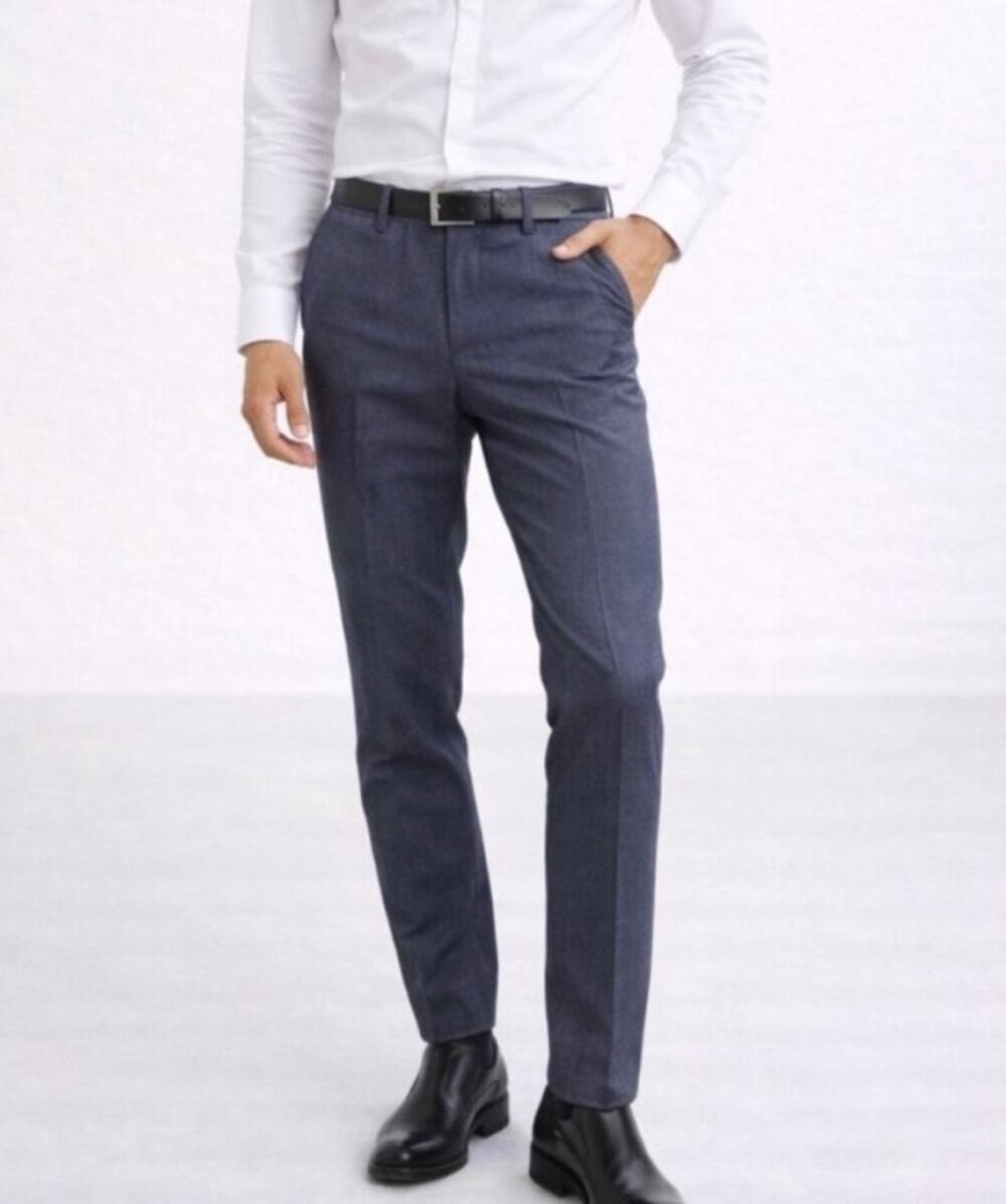 New The Kooples mini dotted wool pants slacks sz 46 Eu